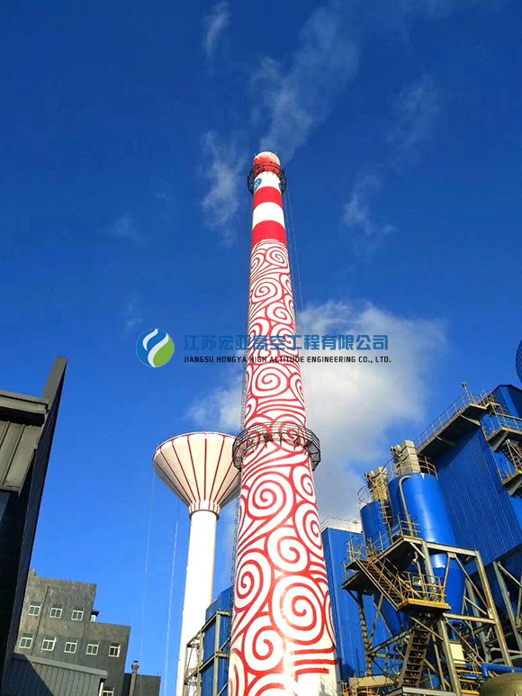 烟囱外墙绘画